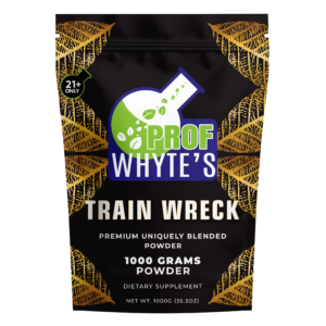 Prof whyt€s Train wreck  Pow der